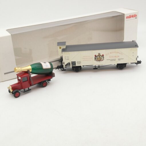 Märklin H0 Museumswagen 2002  Esslingen LKW mit Sektflasche in OVP RI9224