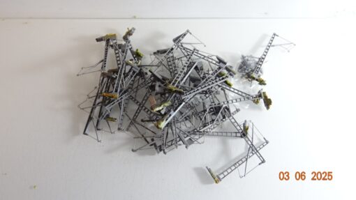Märklin H0 Oberleitungsmasten ca. 40 tlg. siehe Foto CK8611 o.