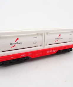 Märklin H0 Rungenwagen mit Container Global Trans der DB Cargo RR2043 o.