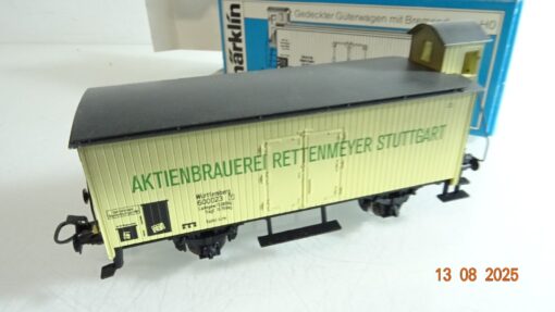 Märklin H0 SoMo Bierwagen Aktienbrauerei Rettenmeier in OVP RR2836 – Bild 4
