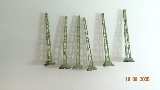 Märklin H0 Turmmasten 6 Stück siehe Foto PK623 o.