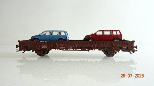 Märklin H0 aus 46945 Rungenwagen mit 2 Chrysler PKW der ÖBB PR9310 o. – Bild 3