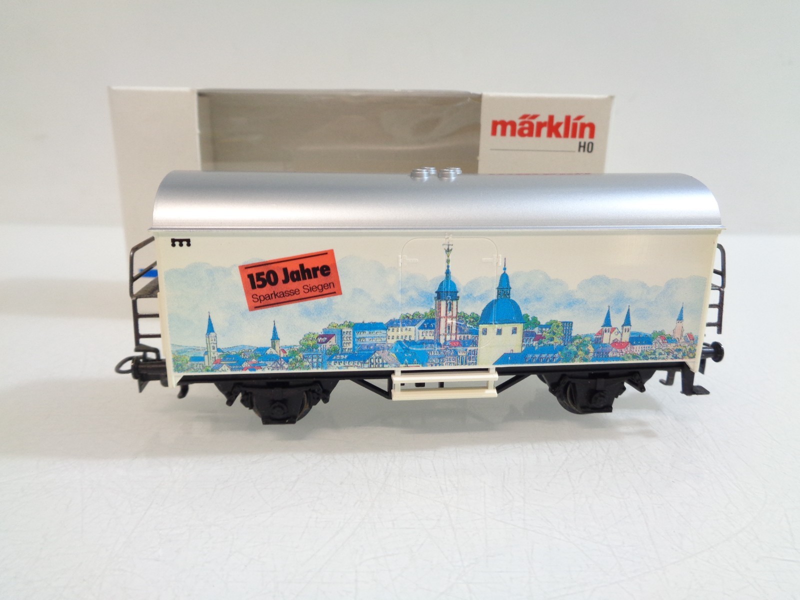 Märklin H0 gedeckter Güterwagen 150 Jahre Sparkasse Siegen in OVP RR5634 – Bild 3