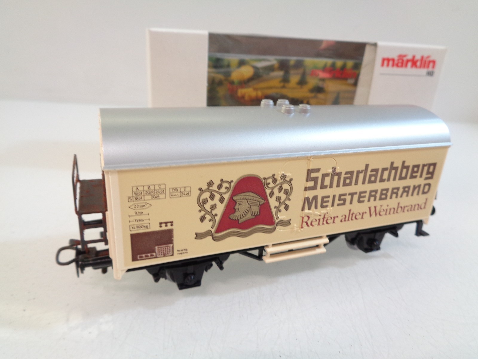 Märklin H0 gedeckter Güterwagen Scharlachberg Meisterbrand in OVP RR5624 – Bild 3