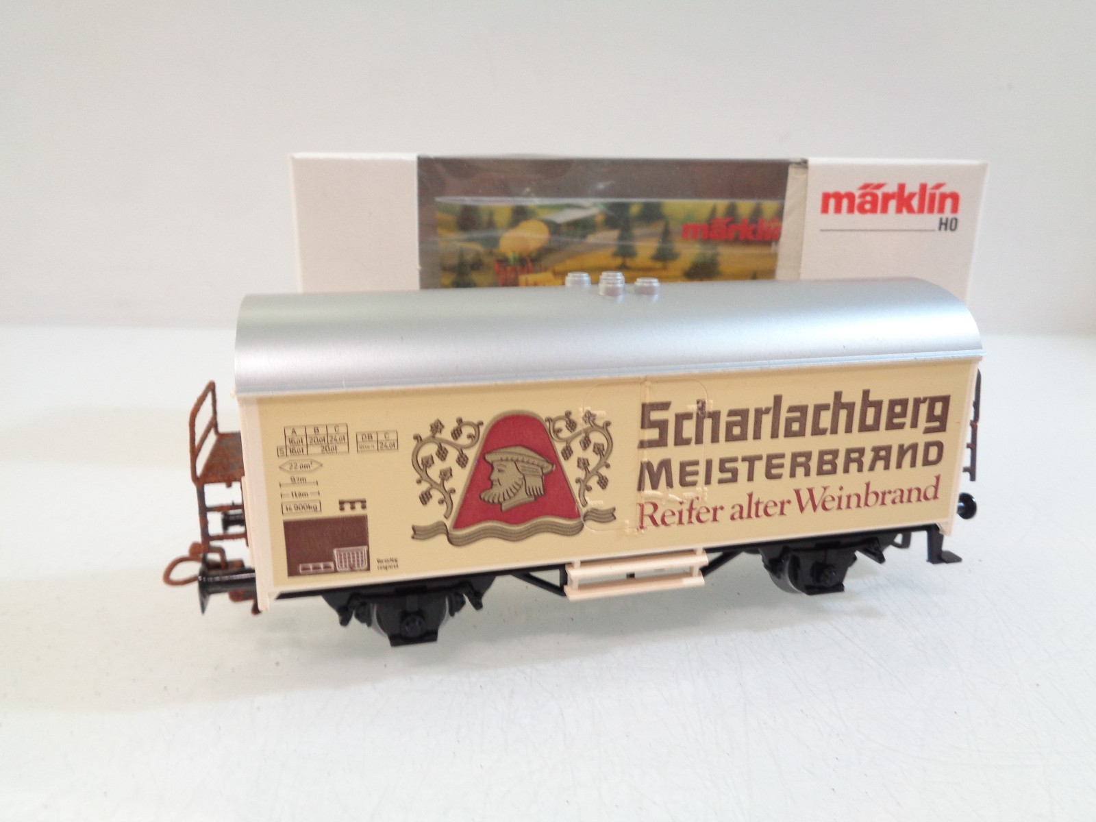 Märklin H0 gedeckter Güterwagen Scharlachberg Meisterbrand in OVP RR5624
