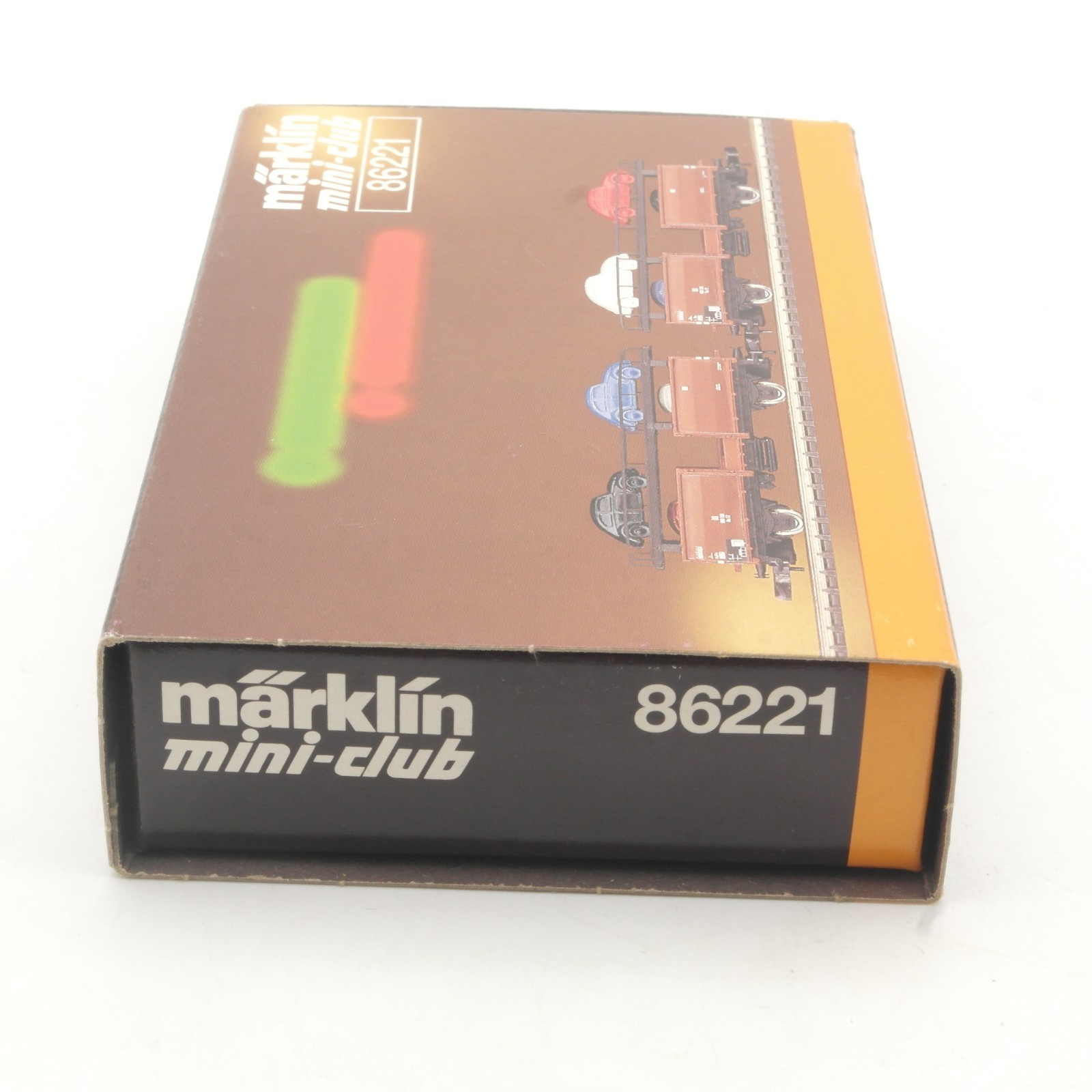 Märklin Mini-Club Z 86221 Set Autotransportwagen mit VW Käfer in OVP RR5231 – Bild 4