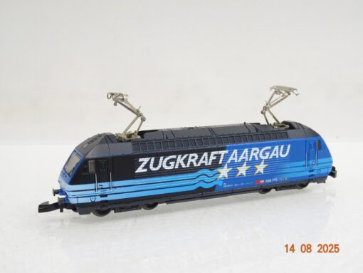 Märklin Mini-Club Z 88460 Schweiz E-Lok RE 460 Zugkraftaargau SBB in OVP JL2281 – Bild 3