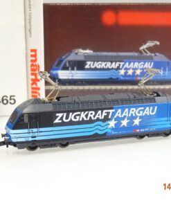 Märklin Mini-Club Z 88460 Schweiz E-Lok RE 460 Zugkraftaargau SBB in OVP JL2281