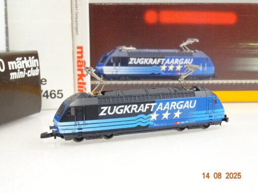Märklin Mini-Club Z 88460 Schweiz E-Lok RE 460 Zugkraftaargau SBB in OVP JL2281