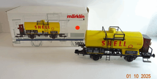 Märklin Spur 1 5806 Kesselwagen mit Bremserhaus Shell siehe Foto in OVP PK1212