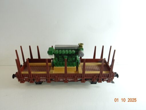 Märklin Spur 1 5832 Rungenwagen mit Schiffsdiesel siehe Foto in OVP PK1210 – Bild 3