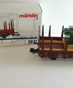 Märklin Spur 1 5832 Rungenwagen mit Schiffsdiesel siehe Foto in OVP PK1210