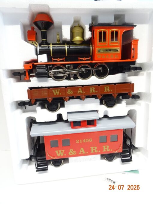 Märklin Spur 1 aus 54401 Maxi Zug-Set 3tlg. US Dampflok Jim Delta in VP JL1867 – Bild 3