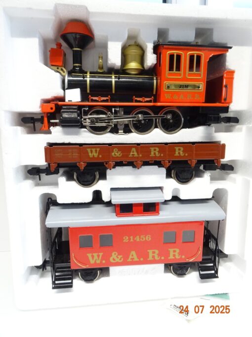 Märklin Spur 1 aus 54401 Maxi Zug-Set 3tlg. US Dampflok Jim Delta in VP JL1867