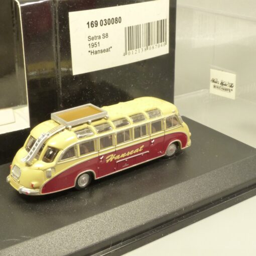 Minichamps 1:160 169030080 Setra S8 1951 Bus zweifarbig Hanseat in OVP EX6329 – Bild 3