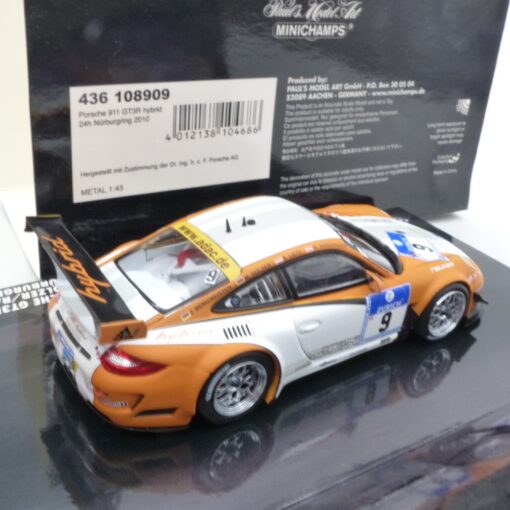 Minichamps 1:43 436108909 Porsche 911 GTR3 hybrid 24h Nürburgring in OVP EX7732 – Bild 3