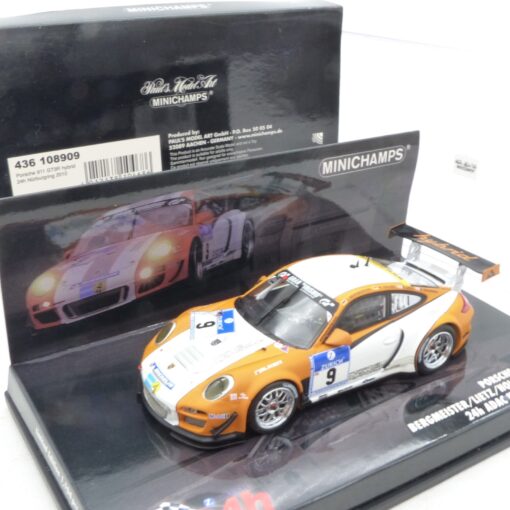 Minichamps 1:43 436108909 Porsche 911 GTR3 hybrid 24h Nürburgring in OVP EX7732