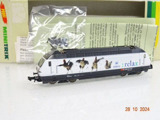 Minitrix N 12679 Schweiz E-Lok Re 460 der SBB in OVP LE6850