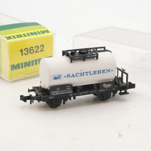 Minitrix N 13622 Kesselwagen Sachtleben der DB in OVP QR3186 – Bild 3