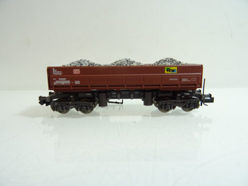 Minitrix N 15159 Kohlentrichterwagen mit Ladung der DB in OVP AR7506 – Bild 3