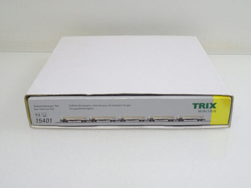 Minitrix N 15401 Original-Verpackung für Gaskesselwagen-Set LE1632 – Bild 3