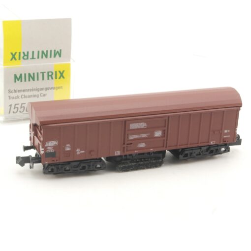 Minitrix N 15500 Schienenreinigungswagen der DB in OVP RR3555