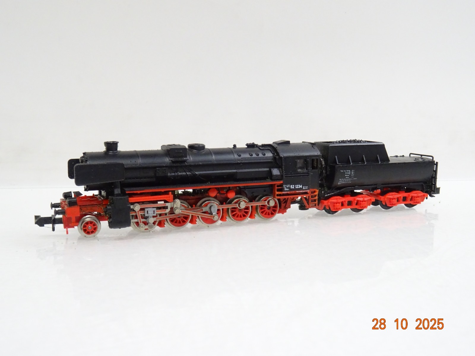 Minitrix N 2051 Dampflok BR 52 1234 der DB JL3913 o.