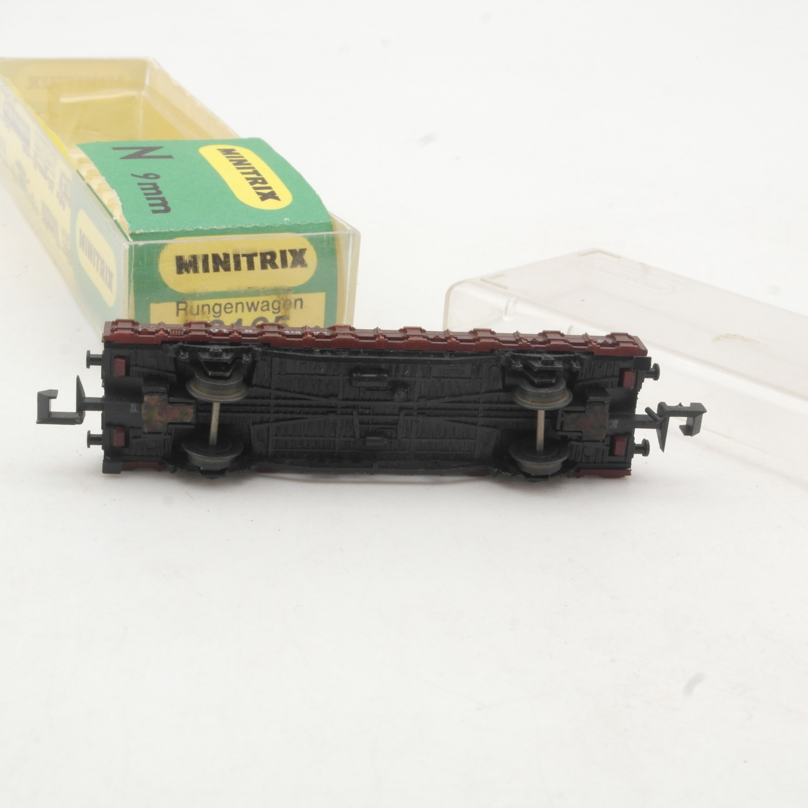 Minitrix N 3165 Rungenwagen, siehe Foto in OVP RR5716 – Bild 3