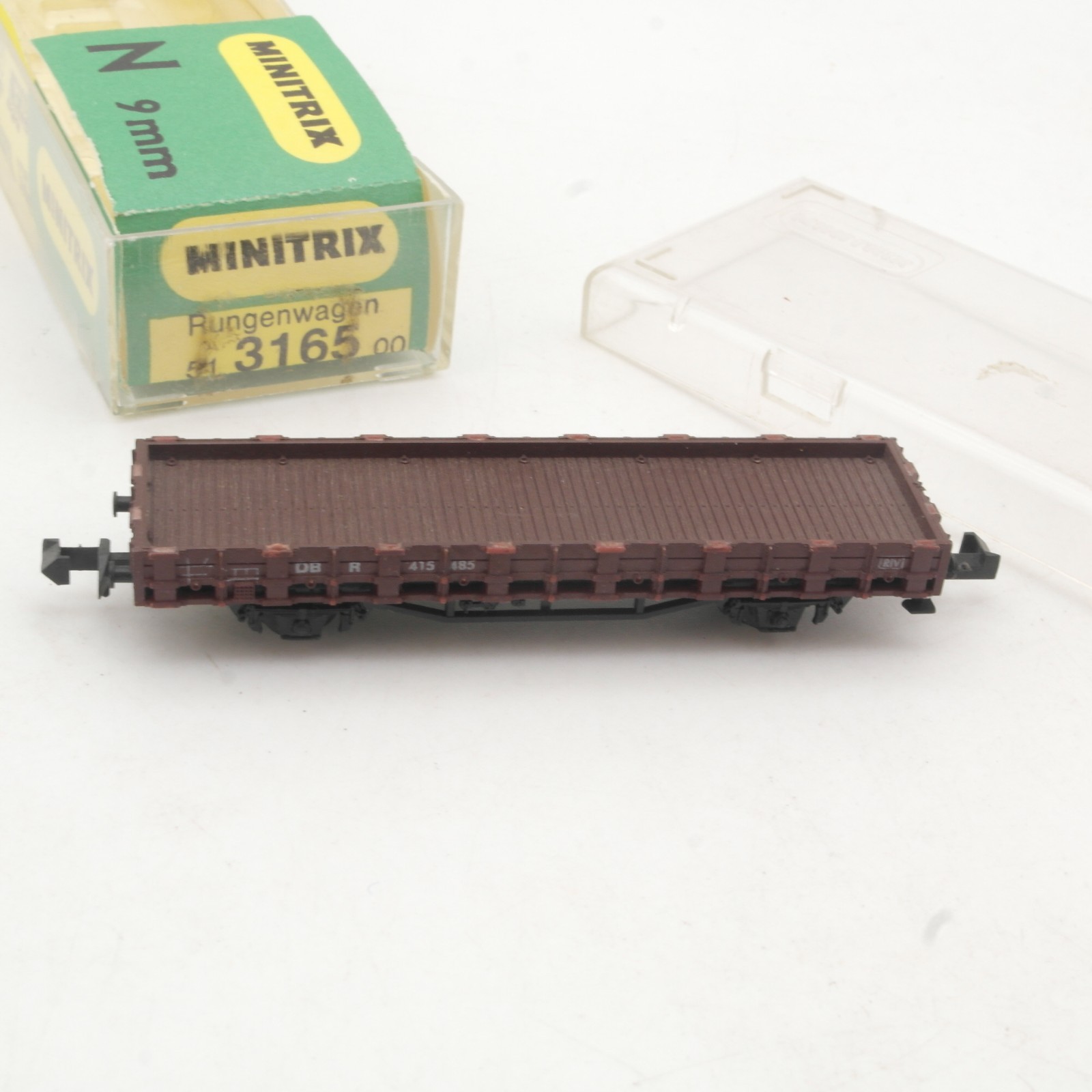 Minitrix N 3165 Rungenwagen, siehe Foto in OVP RR5716