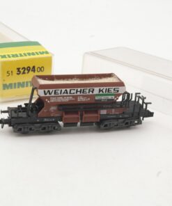 Minitrix N 3294 Selbstentladewagen Weiacher der SBB, siehe Foto in OVP RR5731