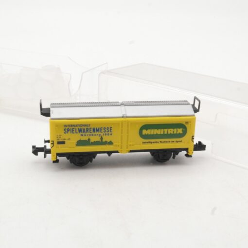 Minitrix N 3530 Hubschiebedachwagen Spielwarenmesse 1984 in EVP QR7890 – Bild 3