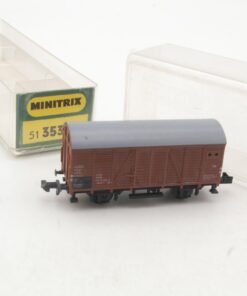 Minitrix N 51 3534 30 Gedeckter Güterwagen DRG in OVP RR4710