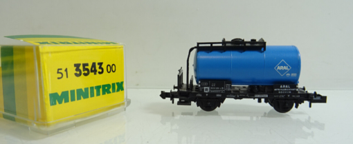 Minitrix N 51 3543 00 Kesselwagen Aral, siehe Bilder in OVP AR7847