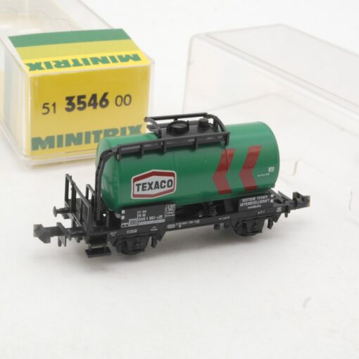 Minitrix N 51 3546 00 Kesselwagen Texaco der DB in OVP RR3924