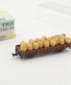 Minitrix N 51 Flachwagen mit Fässern in EVP RR3914