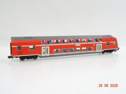 Minitrix N Doppelstock-Steuerwagen 50 80 86-35 024-8 DB Spitzenlicht JL2566 o. – Bild 3