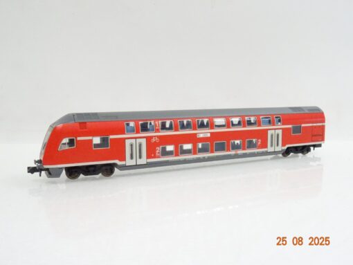 Minitrix N Doppelstock-Steuerwagen 50 80 86-35 024-8 DB Spitzenlicht JL2566 o.
