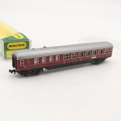 Minitrix N Personenwagen Hagen München der DSG, siehe Foto in EVP RR2091