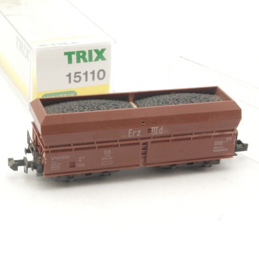 Minitrix N Selbstentladewagen Erz IIId mit Ladung der DB in EVP RR3552