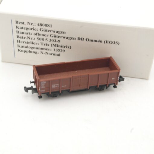 Minitrix N offener Güterwagen 508 5 303-9 der DB in EVP RR4173 – Bild 3