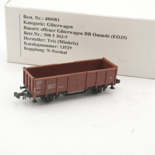Minitrix N offener Güterwagen 508 5 303-9 der DB in EVP RR4173