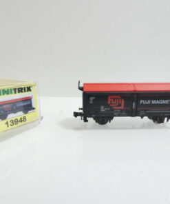 Minitrix  Spur N 13248 K Hubschiebedachwagen FUJI Magnetics in OVP AR4690