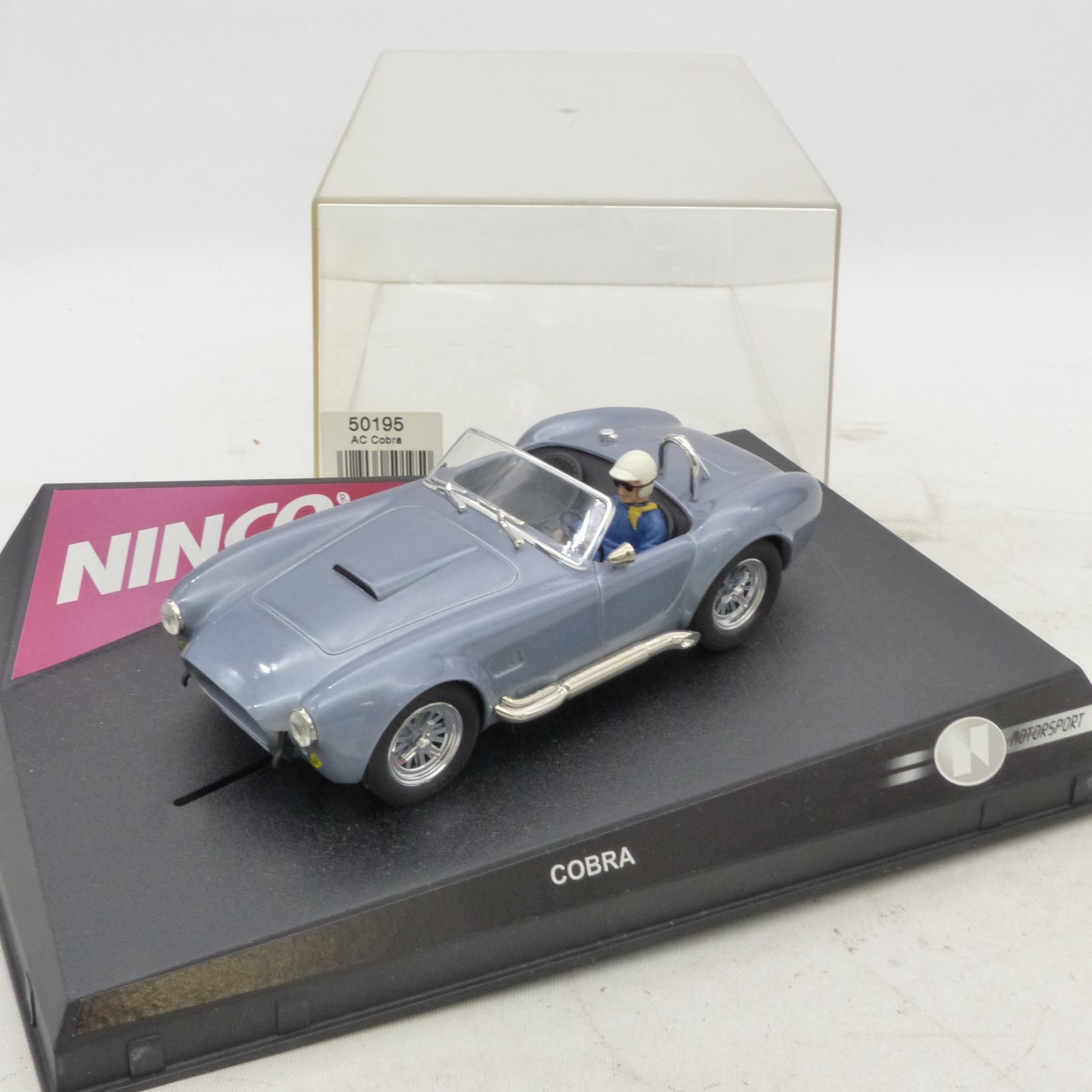 Ninco Slotcar 1:32 50195 AC Cobra metallic in OVP EX8309