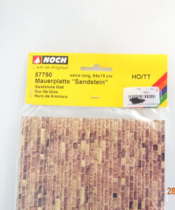 Noch H0 57750 Mauerplatte Sandstein extra lang 64x15 cm in OVP CK4464