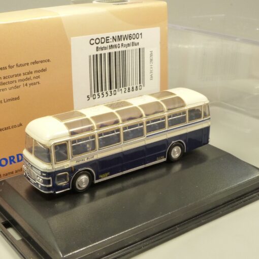 Oxford 1:160 NMW6001 Bristol MW6G Royal Blue Omnibus in OVP EX6332