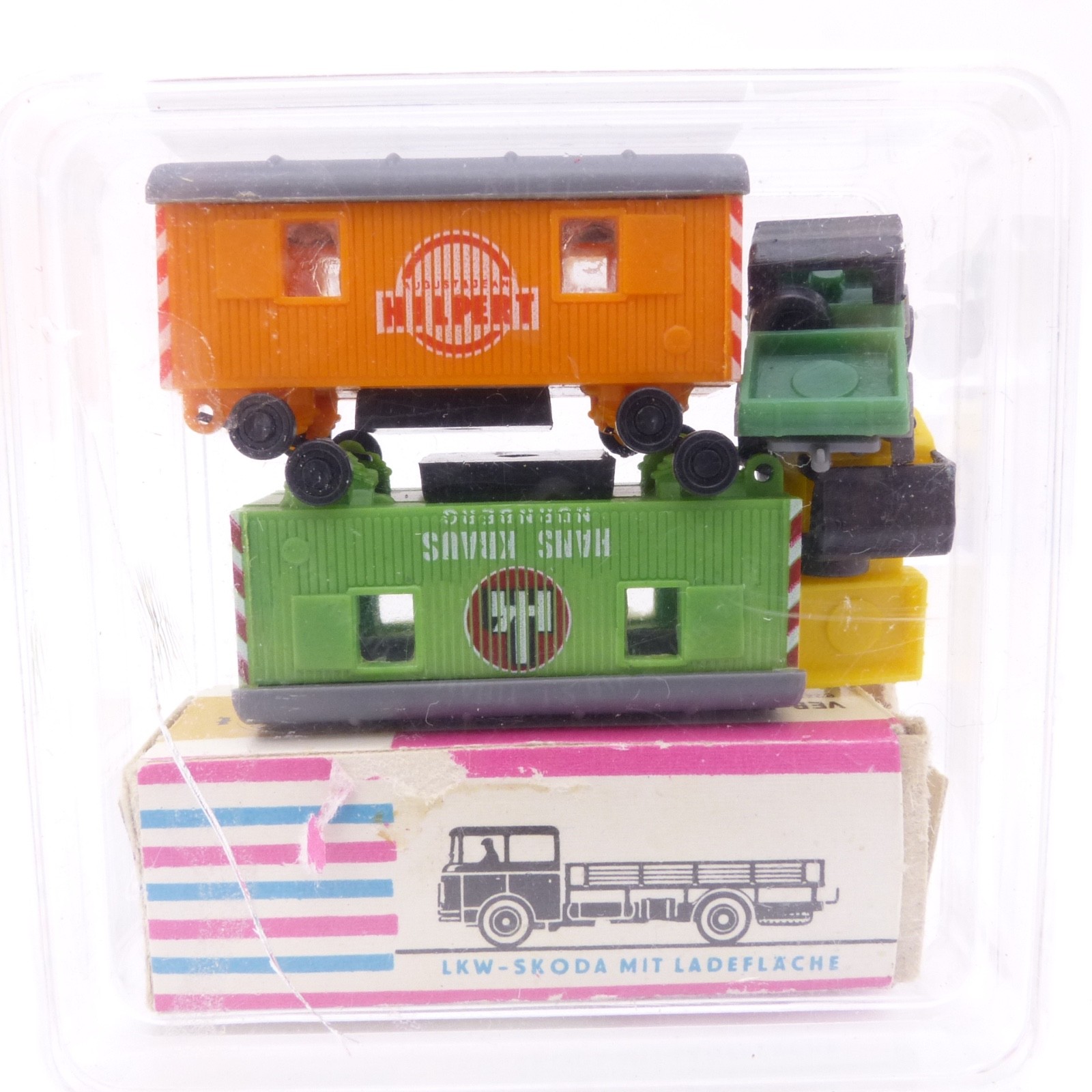 Permot etc. 1:160 Konvolut LKW Unimog und Anhänger in EVP EX8248