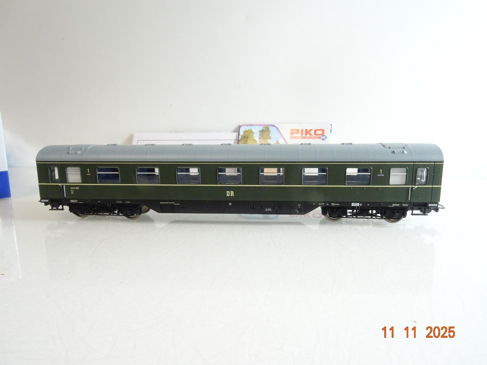 Piko H0 53240 Personenwagen 1.Kl. der DR in OVP BH1064 – Bild 4