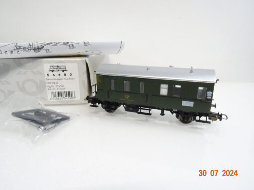 Piko H0 54590 Bahnpostwagen Post -b/8,5 der DBP neuwertig in OVP LE4588