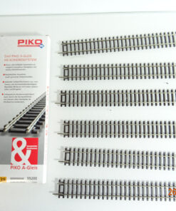 Piko H0 55200 A Gleis gerades Gleis 239mm 6Stück siehe Foto in OVP CK3173
