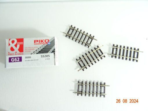 Piko H0 55205 Gerades Gleis 62mm 4Stück siehe Foto in OVP CK3191